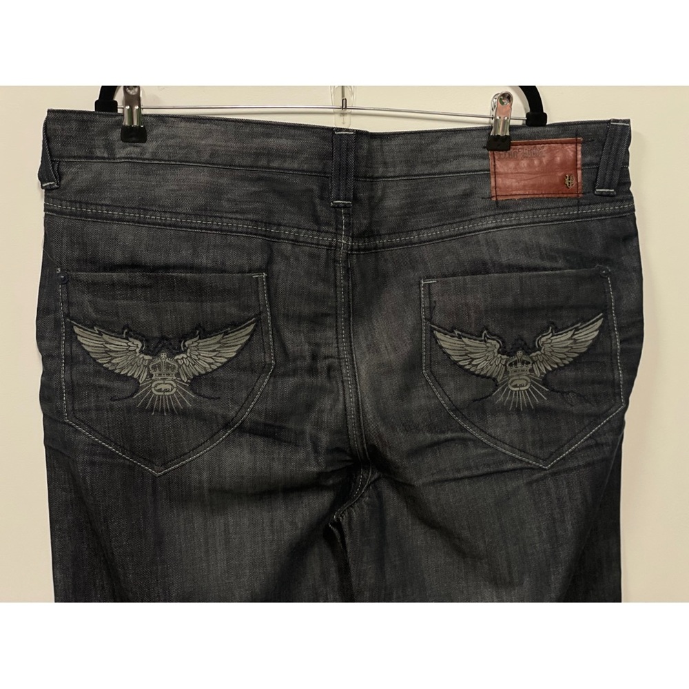 Men's Ecko Unltd. Straight Leg Jeans Dark Blue Size W42 - Picture 6 of 8